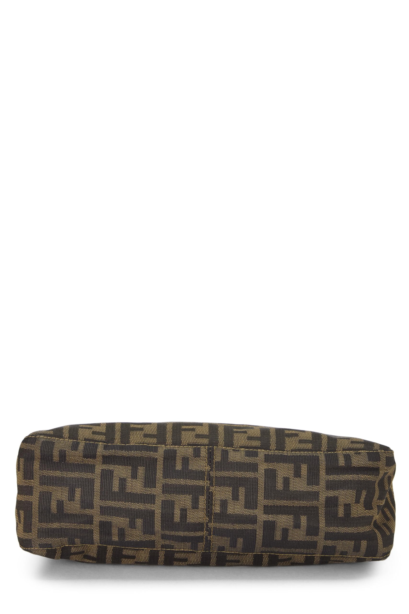 Fendi, Brown Zucca Canvas Shoulder Bag, Brown