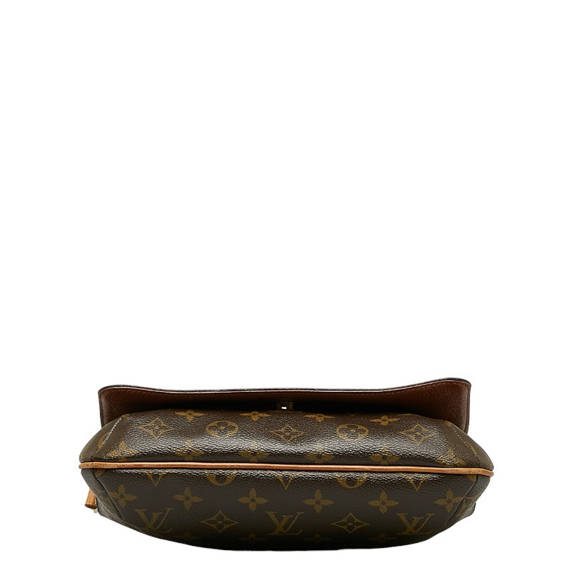 Louis Vuitton Monogram Mt Tango Long Shoulder Bag Brown PVC Leather Louis Vuitton