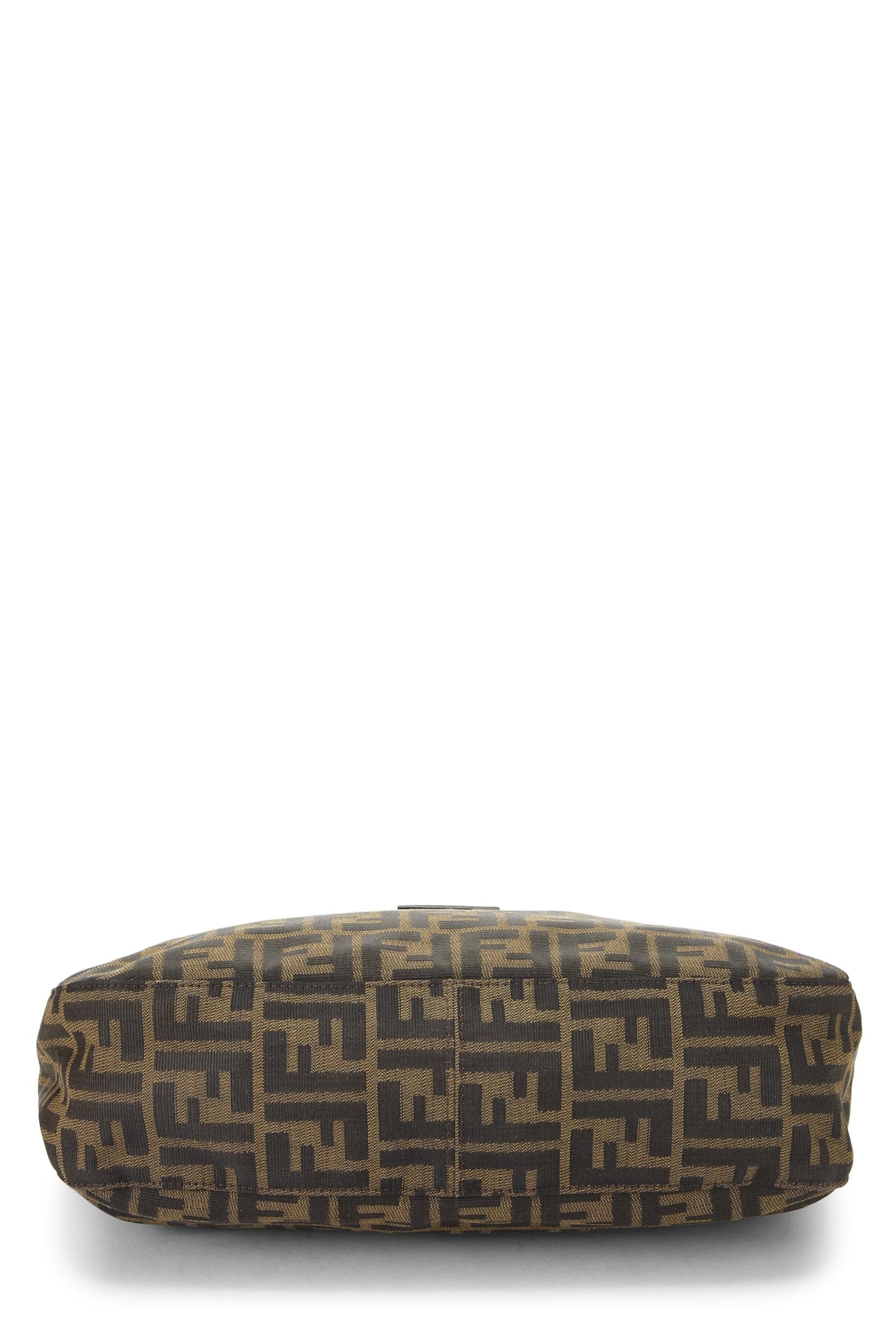 Fendi, Brown Zucca Canvas Shoulder Bag, Brown