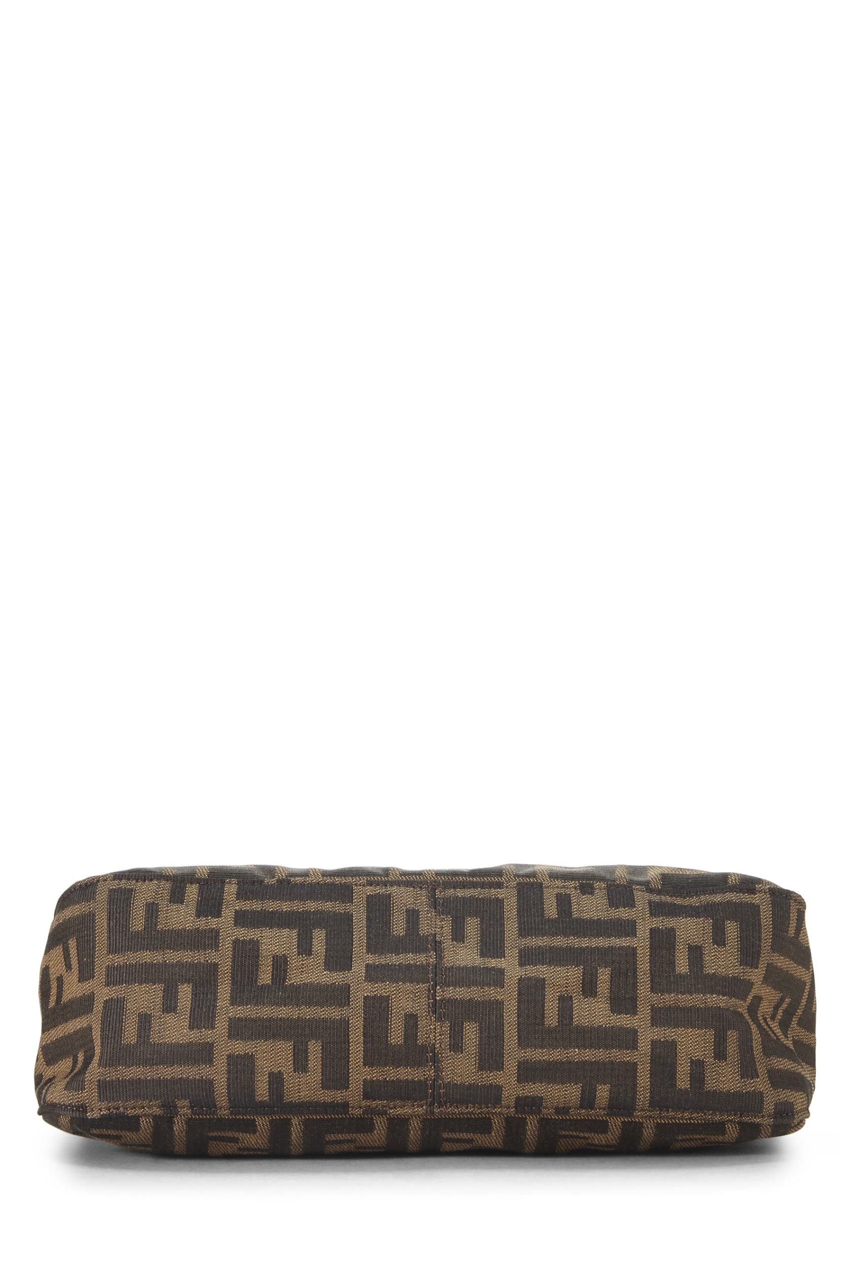 Fendi, Brown Zucca Canvas Shoulder Bag, Brown