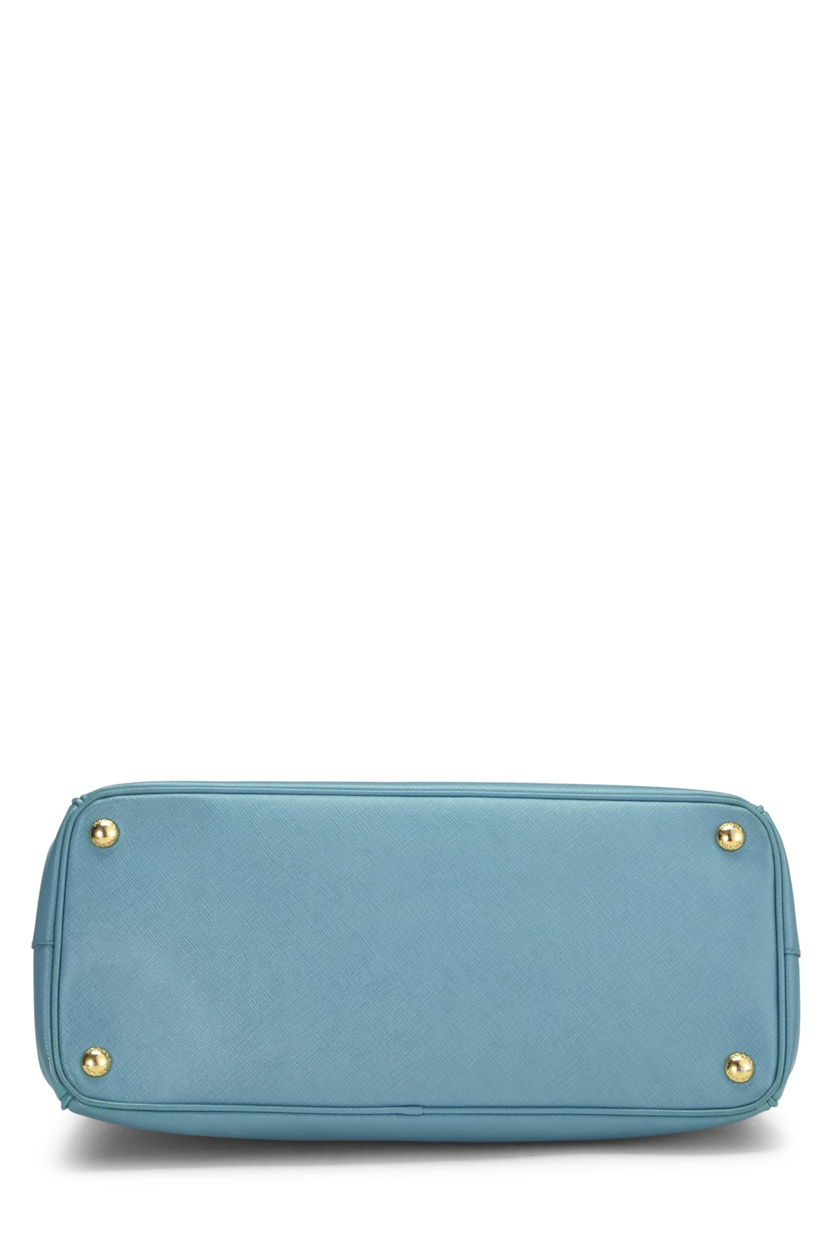 Prada, Blue Saffiano Executive Tote Medium, Blue