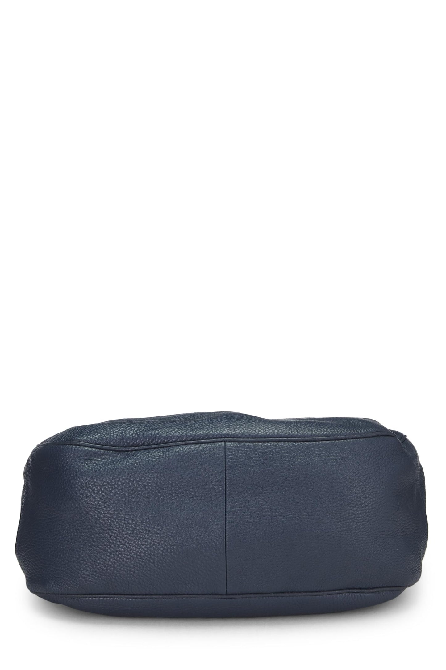 Prada, Blue Vitello Daino Hobo, Blue