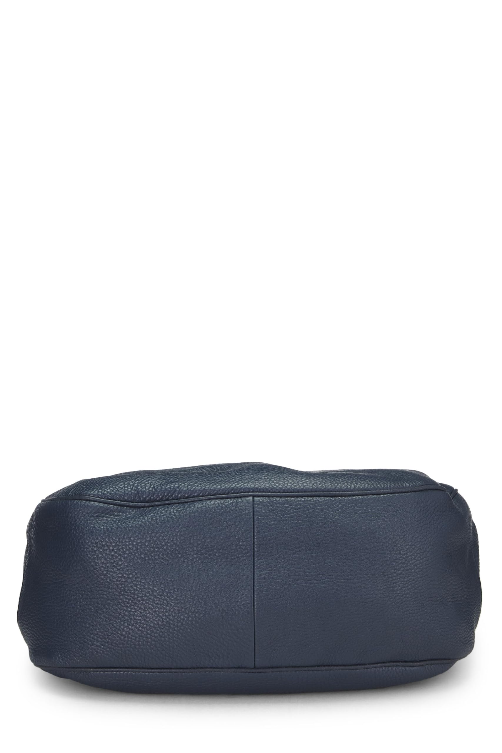 Prada, Blue Vitello Daino Hobo, Blue