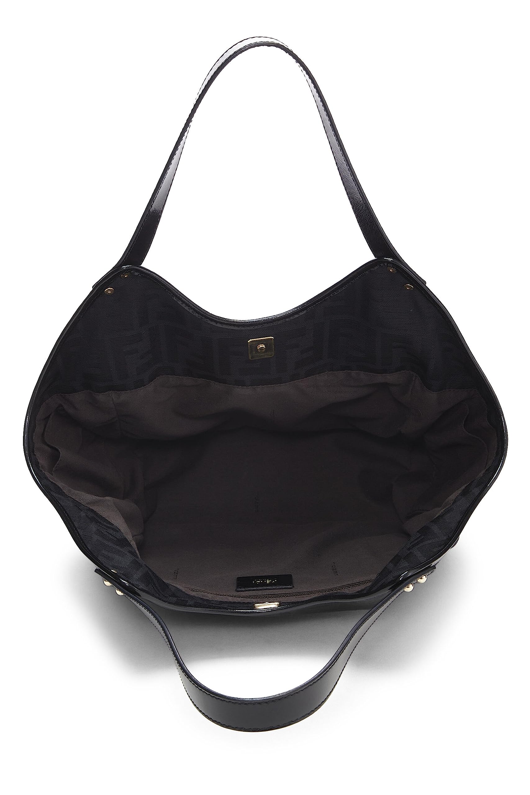 Fendi, Black Zucca Chef Tote Small, Black