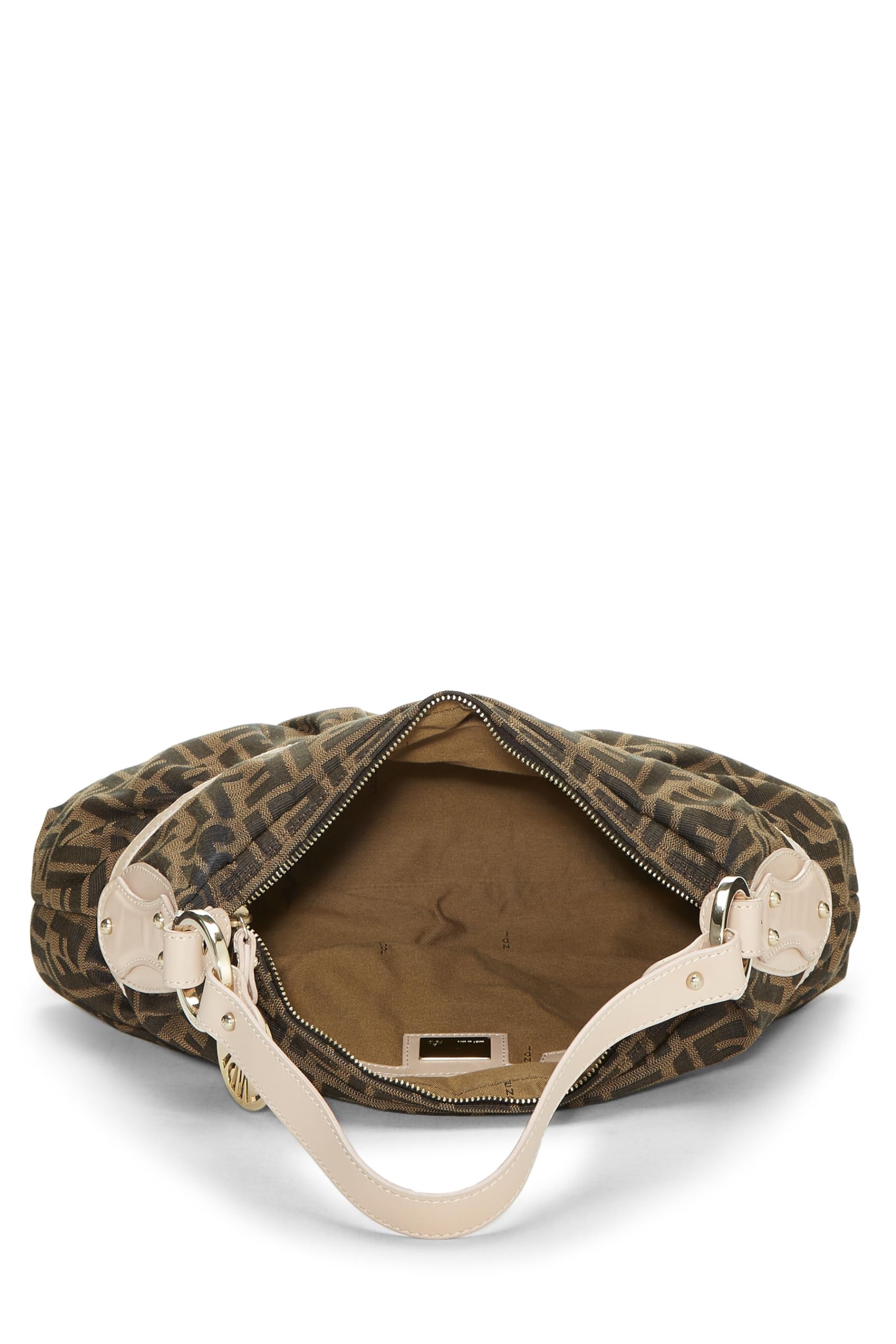 Fendi, Pink Zucca Canvas Chef Hobo, Pink