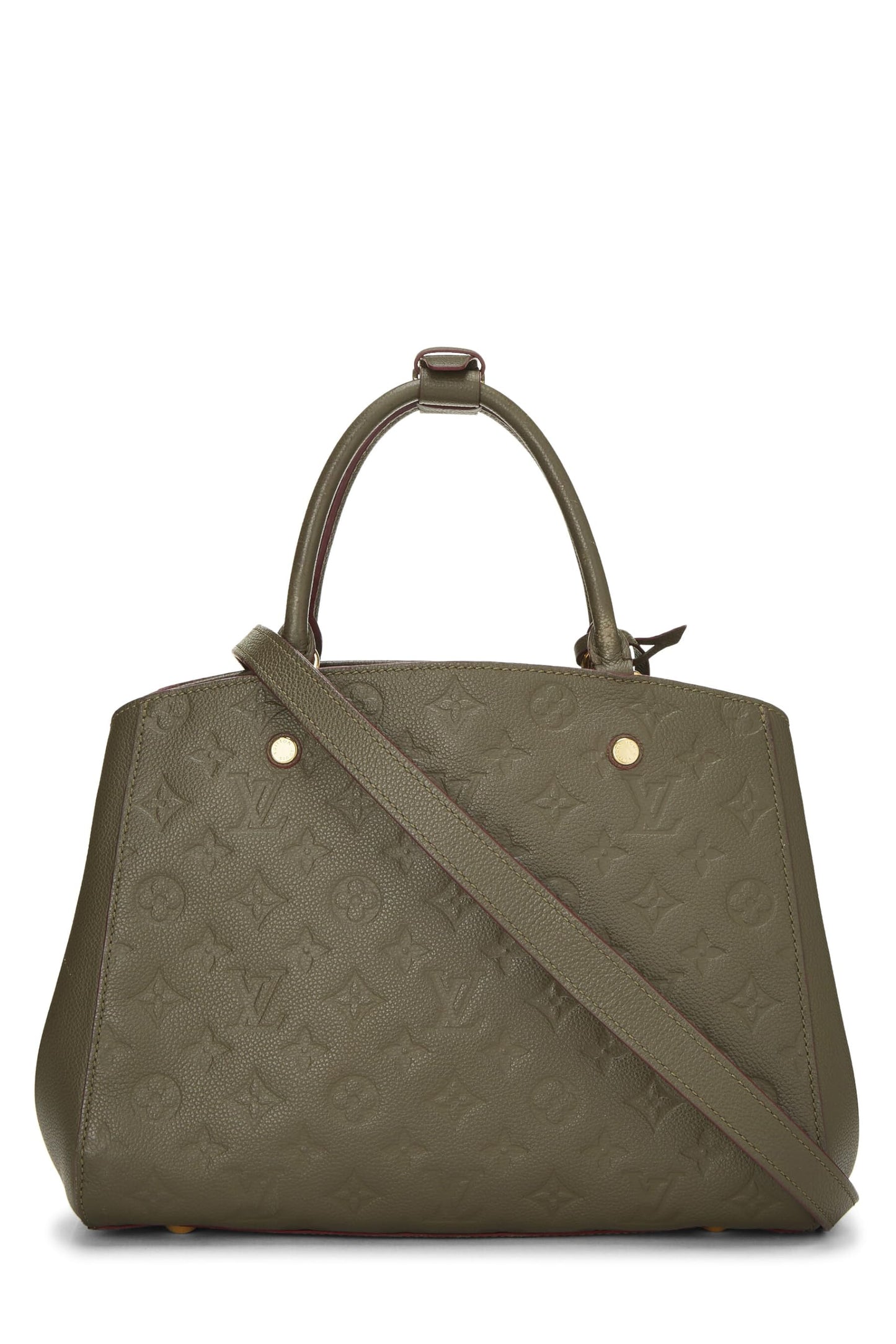 Louis Vuitton, Ombre Monogram Empreinte Montaigne MM, Green
