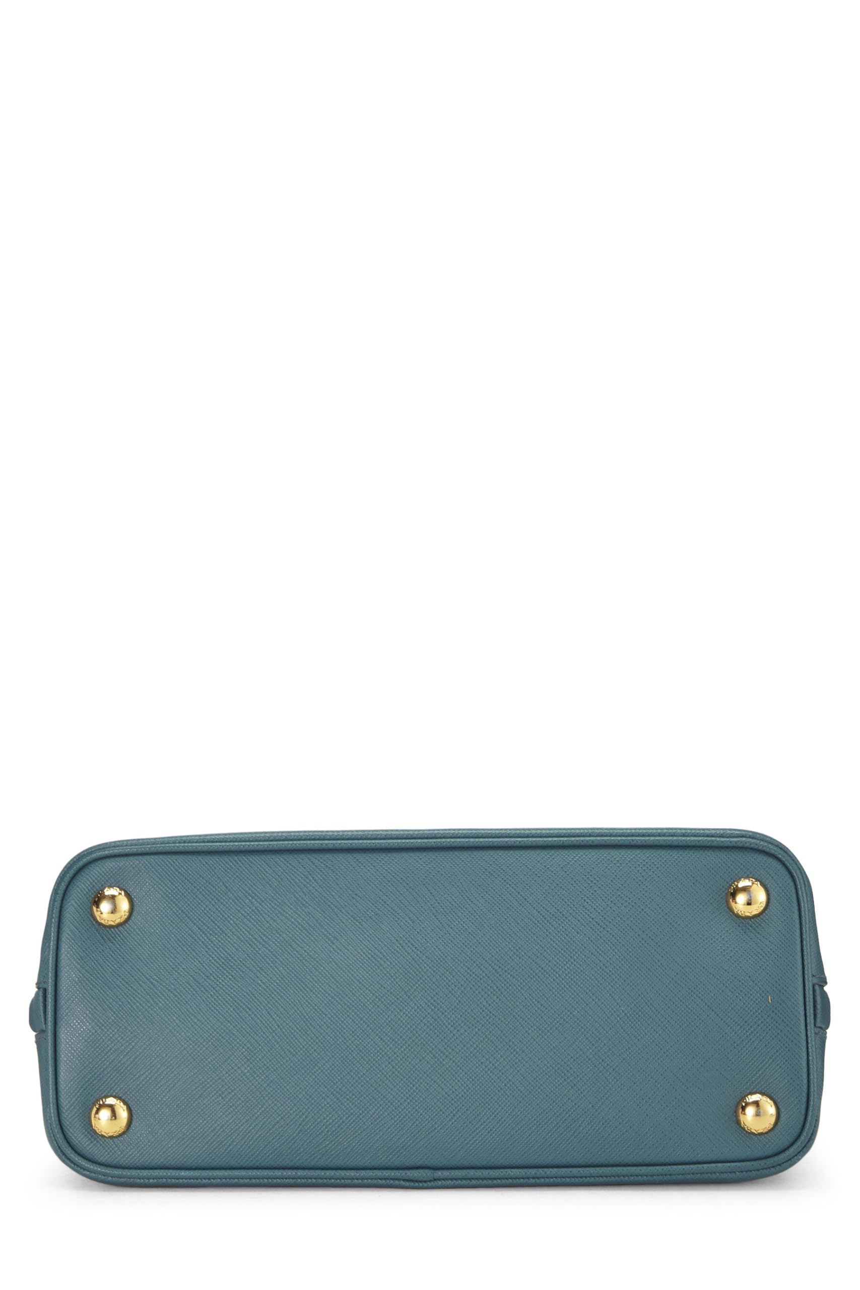 Prada, Blue Saffiano Promenade Small, Blue Luxury Handbag