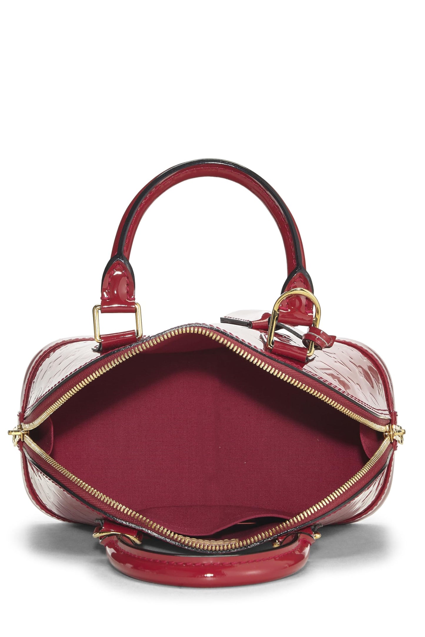 Louis Vuitton, Cerise Monogram Vernis Alma BB, Pink