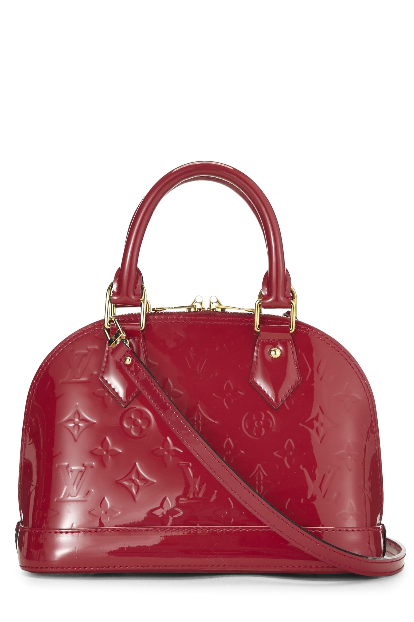 Louis Vuitton, Cerise Monogram Vernis Alma BB, Pink