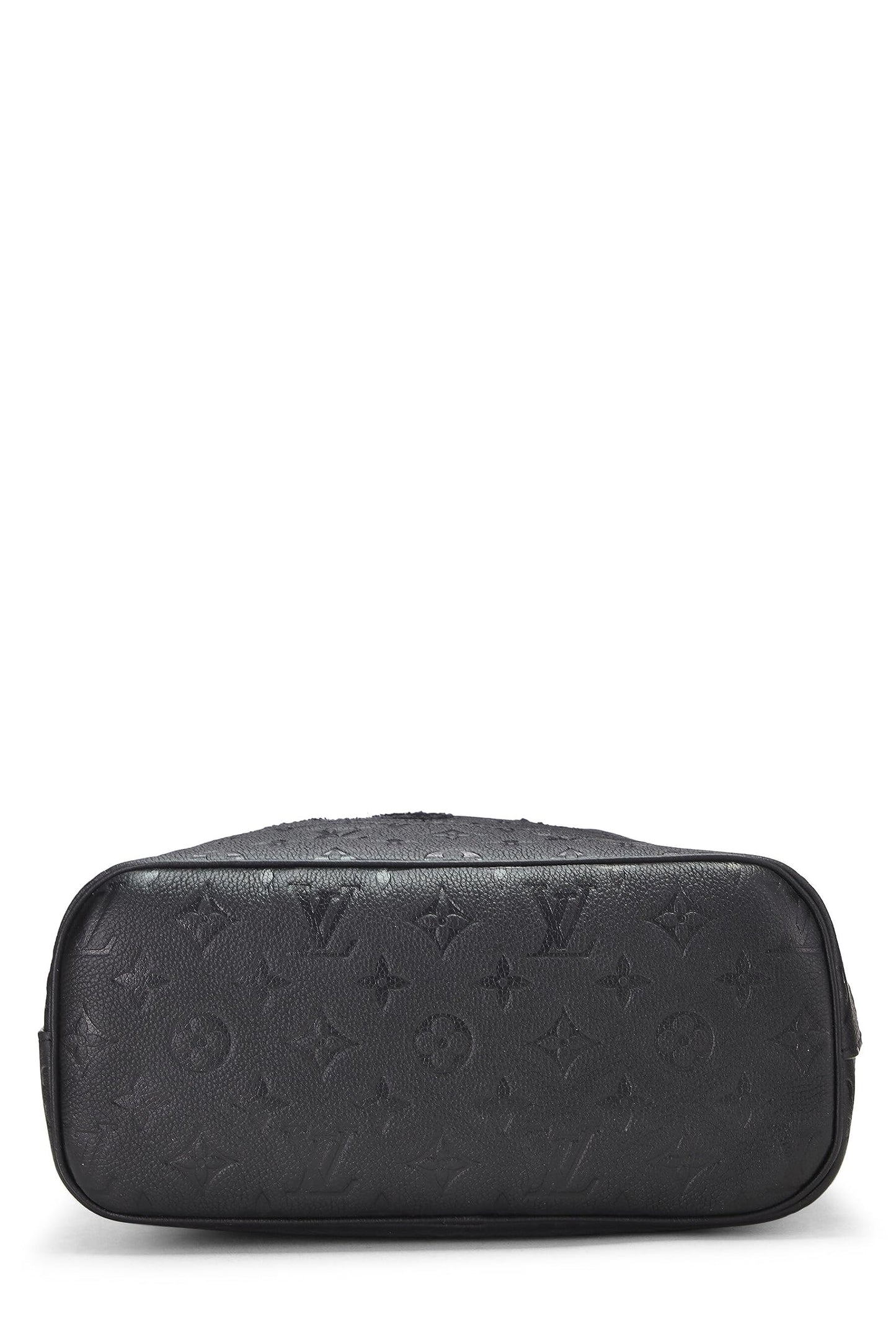 Louis Vuitton, Comme des Garçons x Louis Vuitton Black Monogram Empreinte Bag with Holes PM, Black