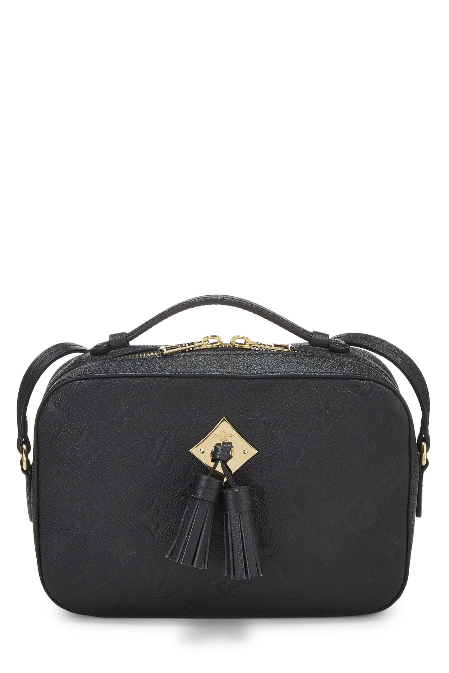 Louis Vuitton, Black Monogram Empreinte Saintonge, Black