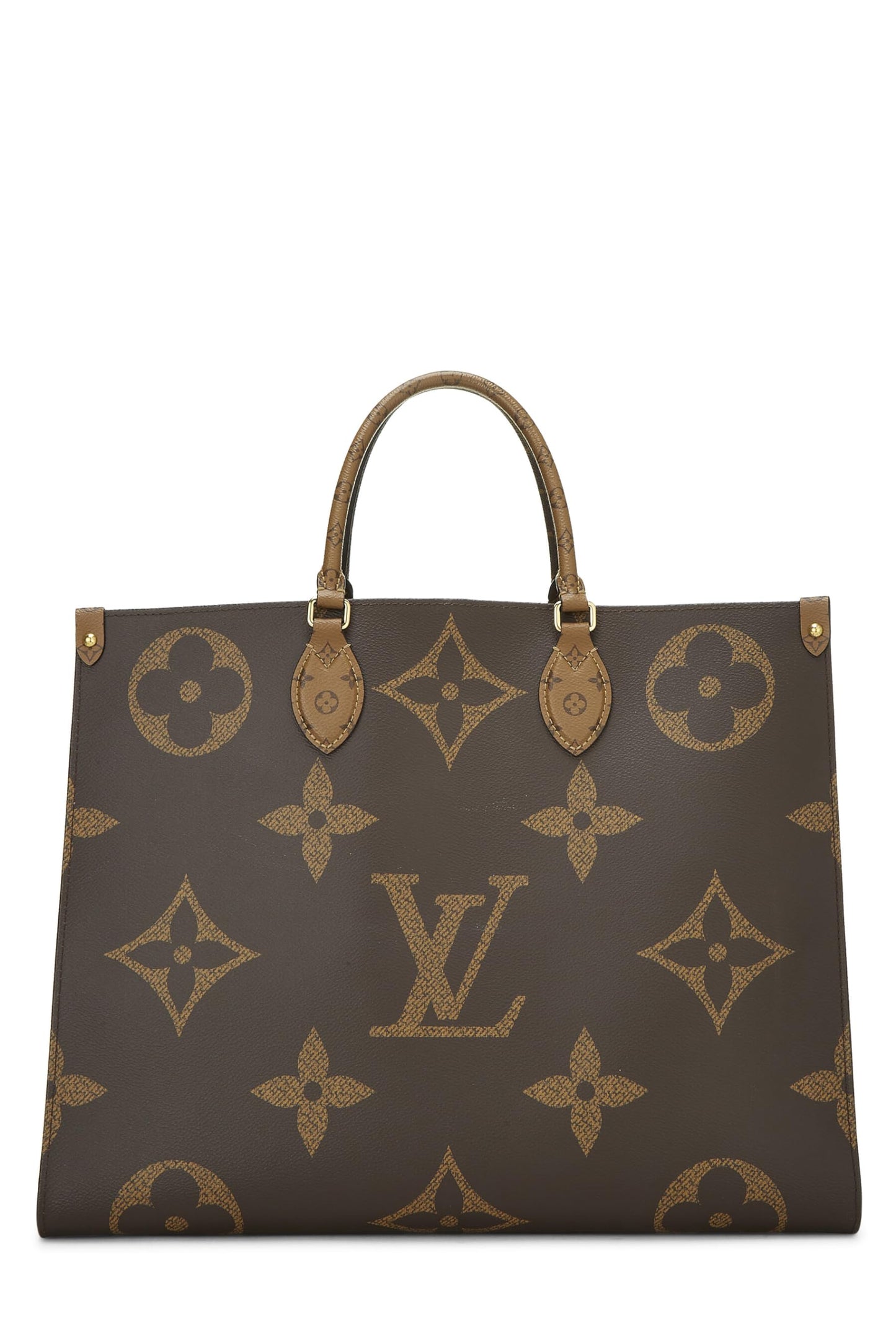 Louis Vuitton, Monogram Reversed Giant On The Go GM, Brown
