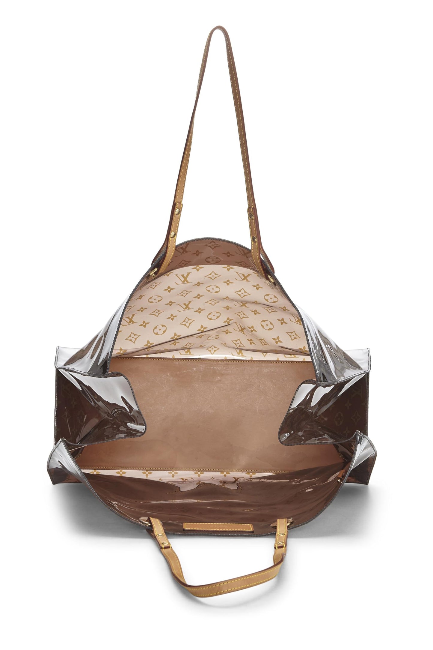 Louis Vuitton, Brown Monogram Vinyl Cruise Cabas Tote GM, Brown