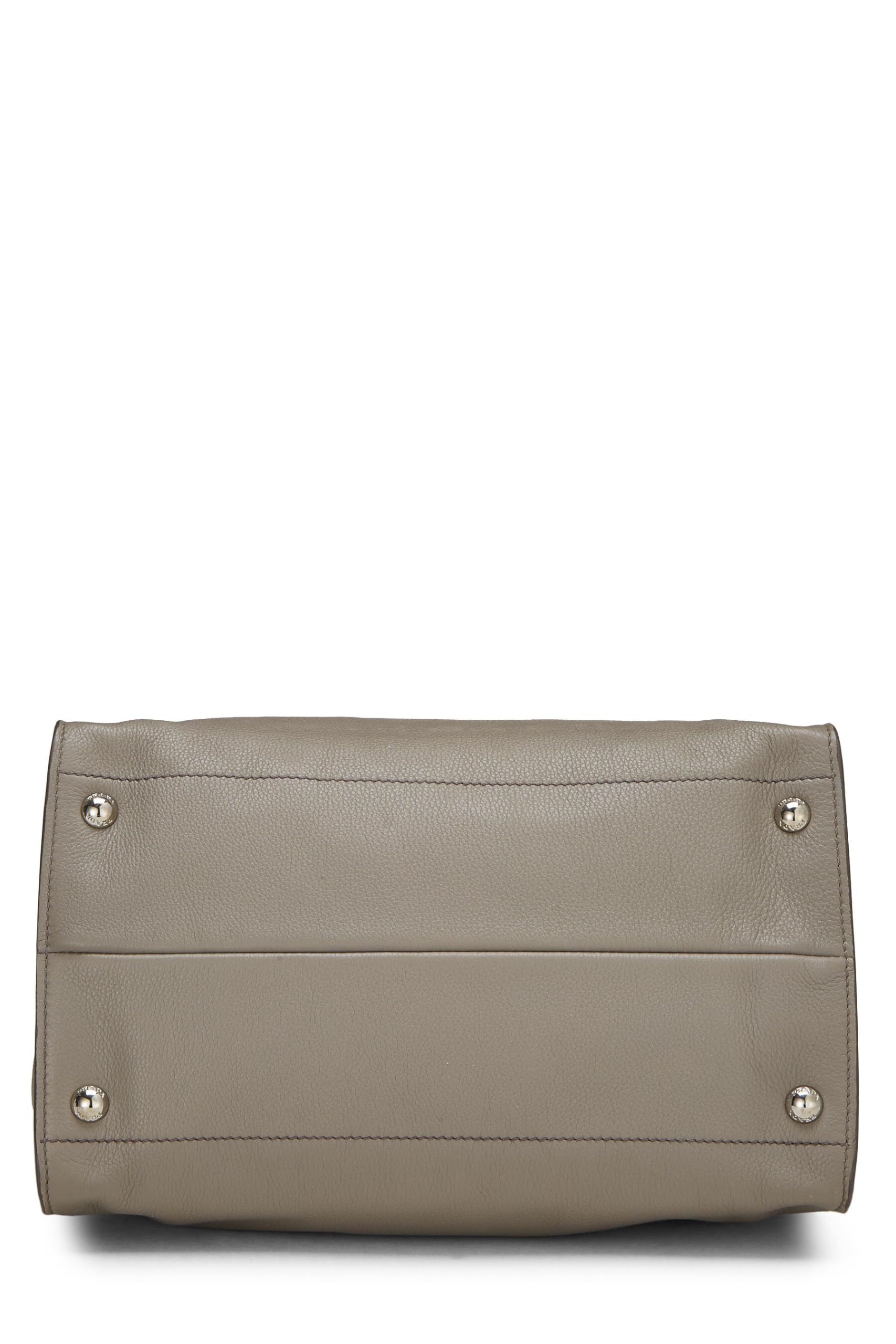 Prada, Grey Vitello Daino Convertible Tote, Grey