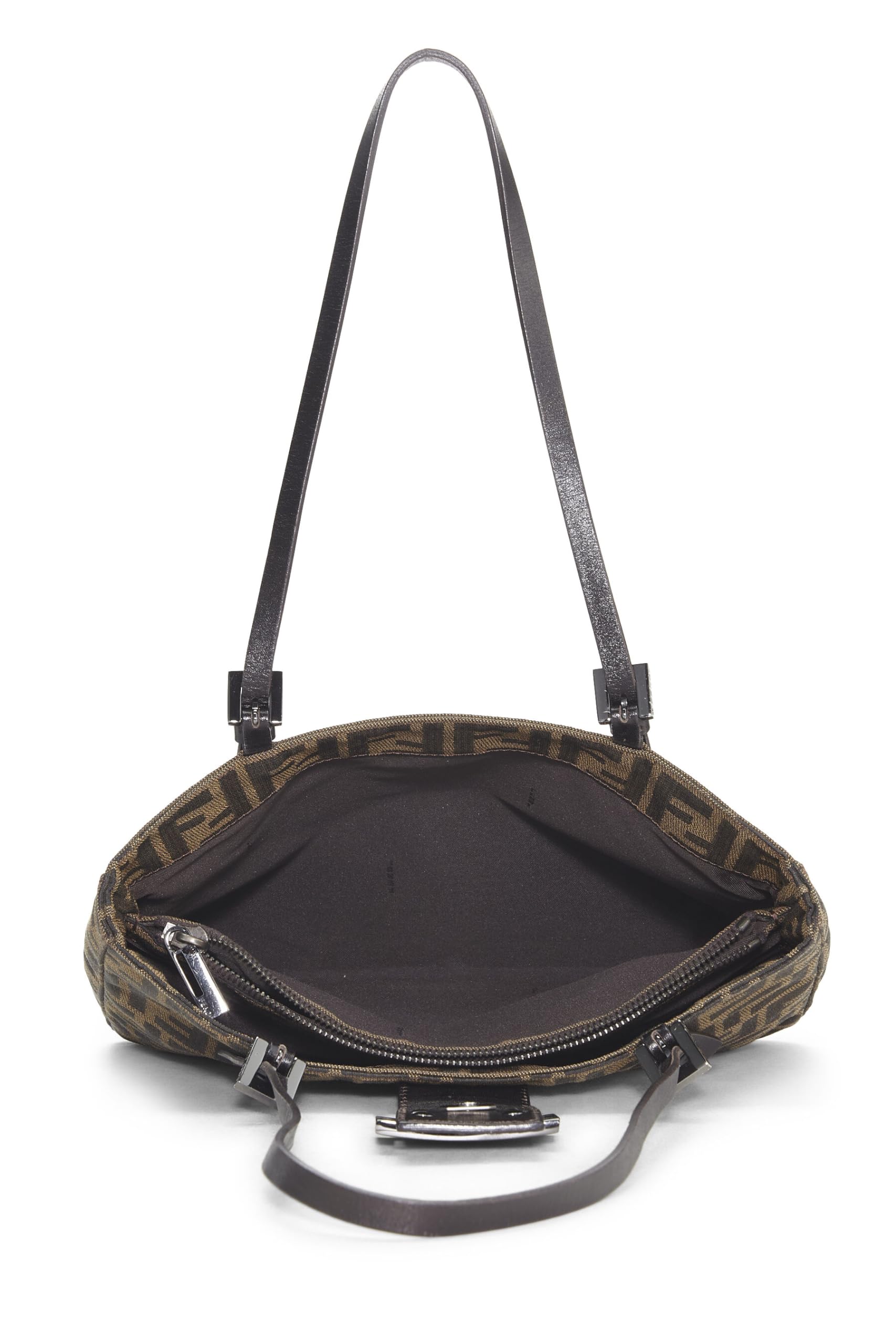 Fendi, Blrown Zucca Canvas Tote Small, Brown