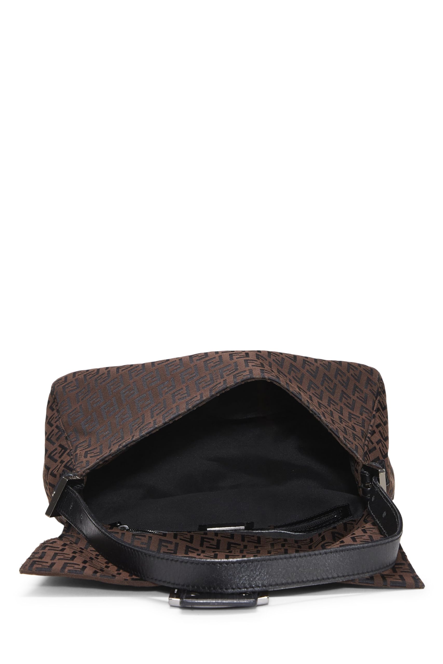Fendi, Brown Zucchino Canvas Mama, Black