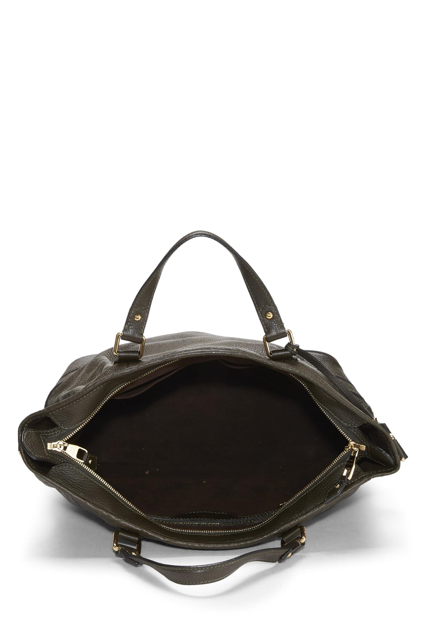Louis Vuitton, Green Monogram Mahina Leather Stellar PM, Green