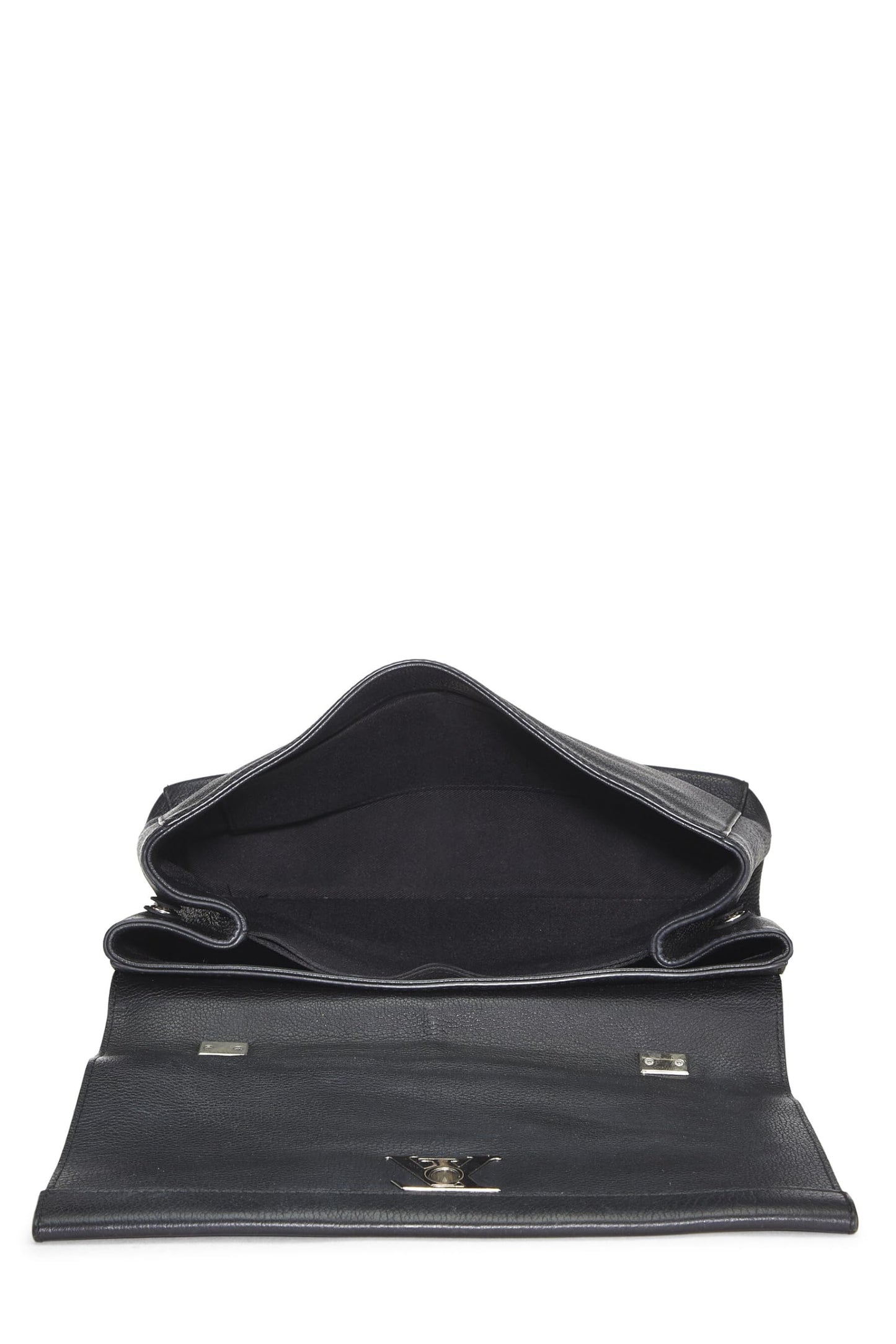 Louis Vuitton, Black Leather Lockme II, Black