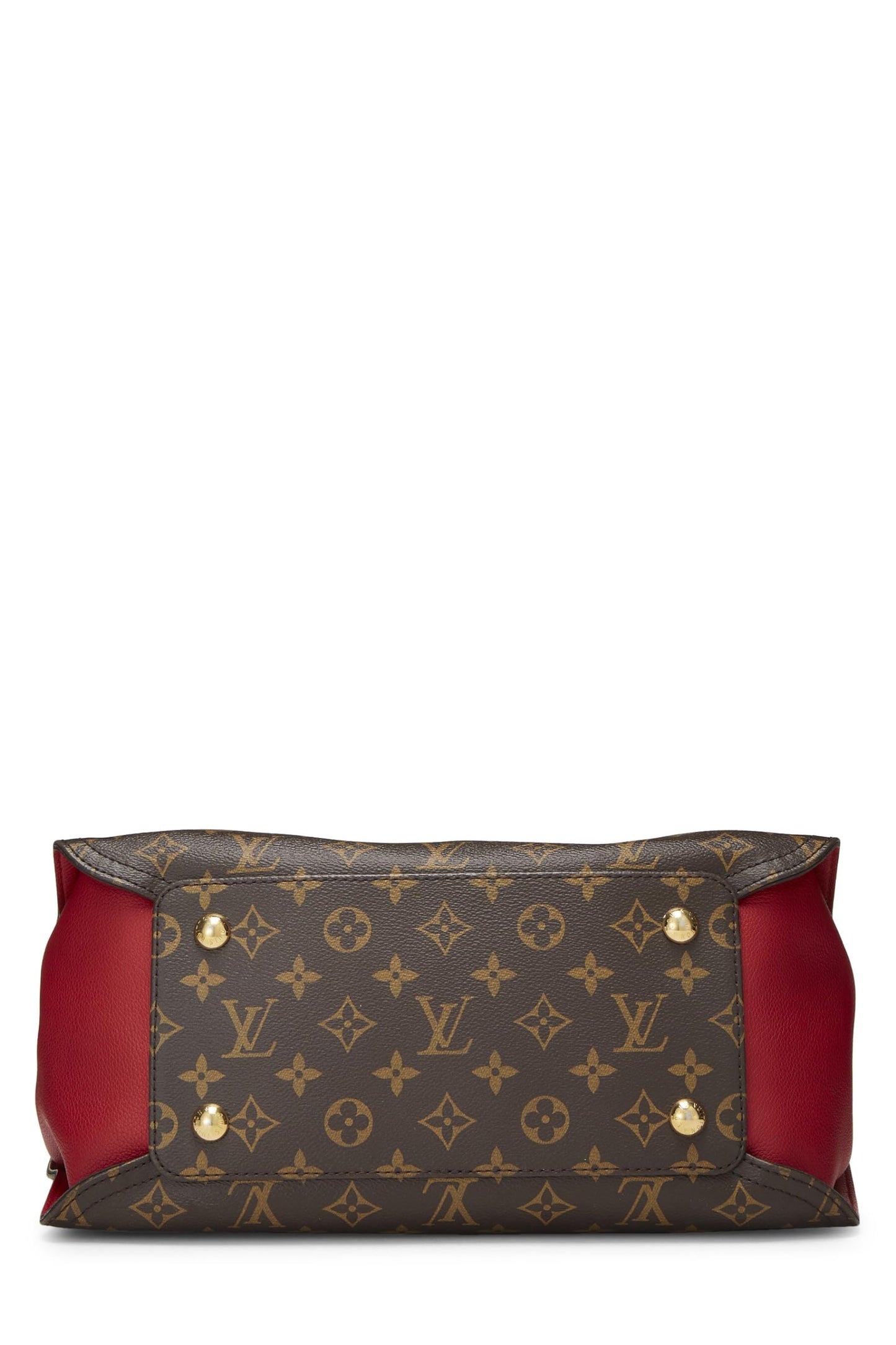 Louis Vuitton, Red Monogram Canvas Gaia, Brown