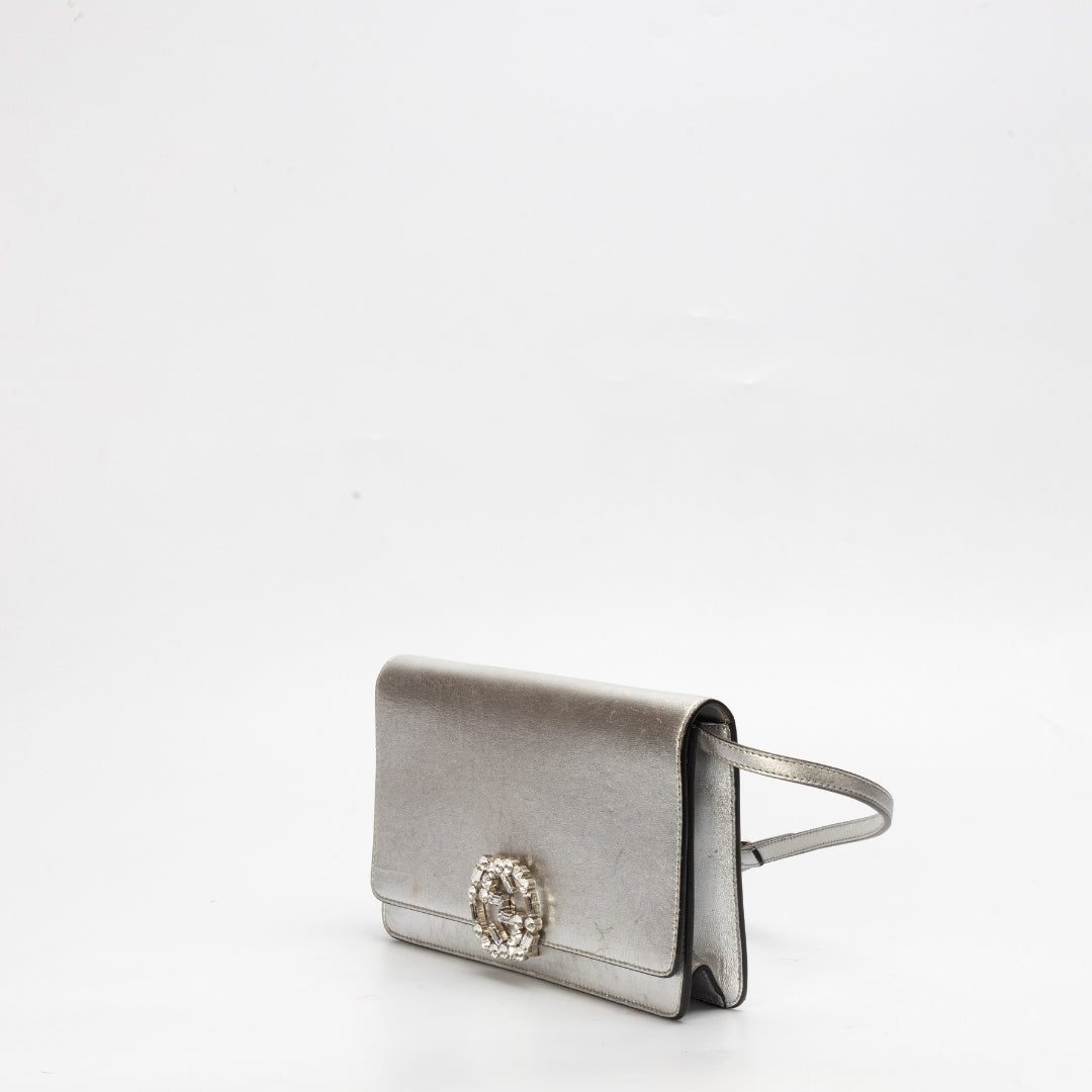 Gucci Lou Leather Shoulder Bag