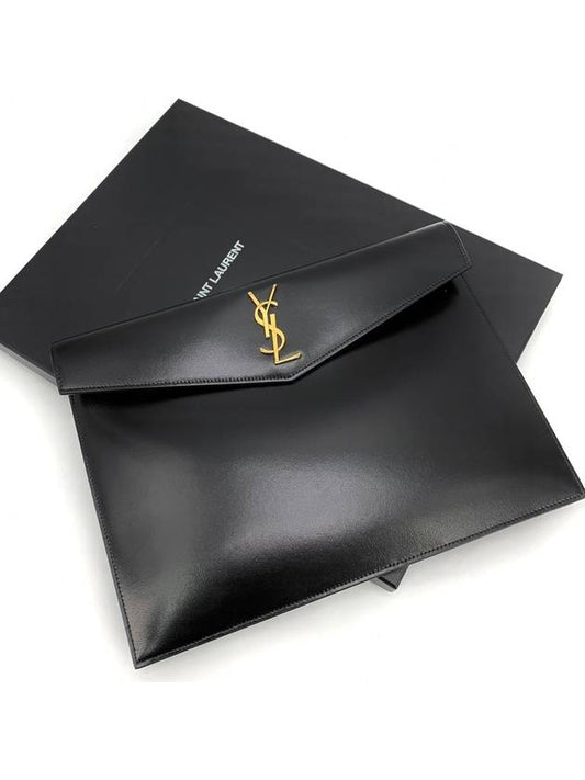 Luxury Saint Laurent Trending 2025 Monogram Uptown Clutch 635171