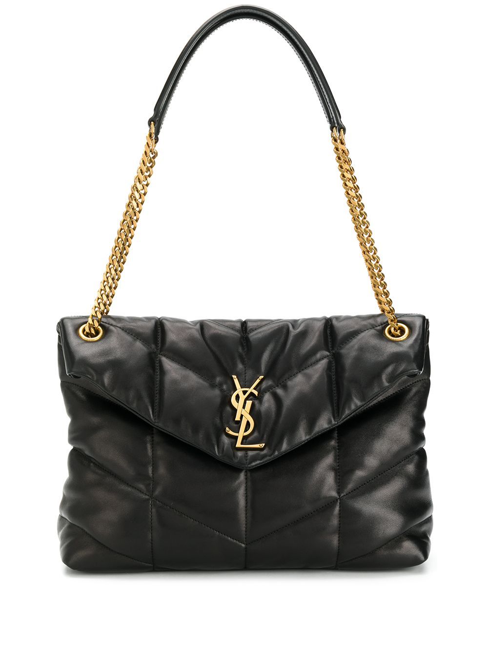 Luxury Saint Laurent Trending 2025 Women's Puffer Medium Bag in Black |