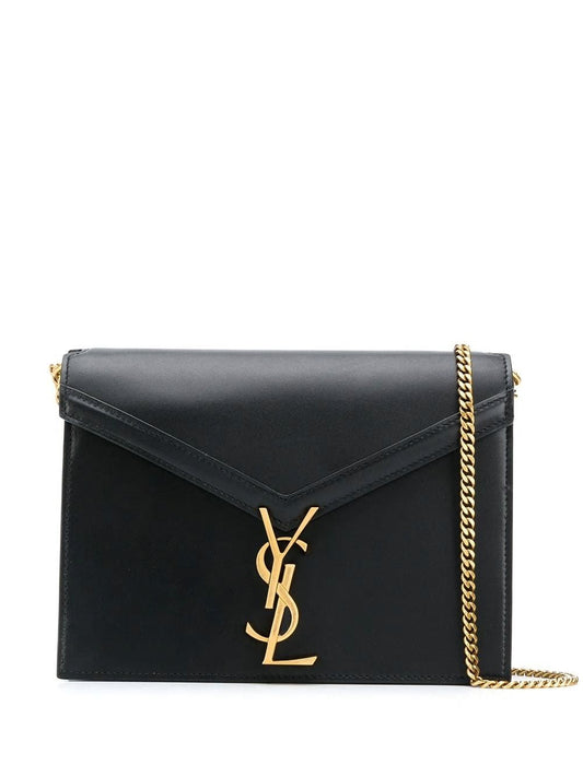 Luxury Saint Laurent Trending 2026 Women's Mg M Cassandra Cb Calf in 1000 | 5327500SX0W1000