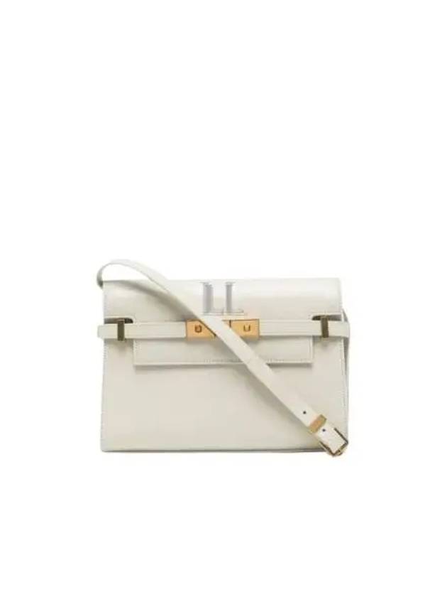 Luxury Saint Laurent Trending 2026 Manhattan Small Shoulder Bag Blanc Vintage