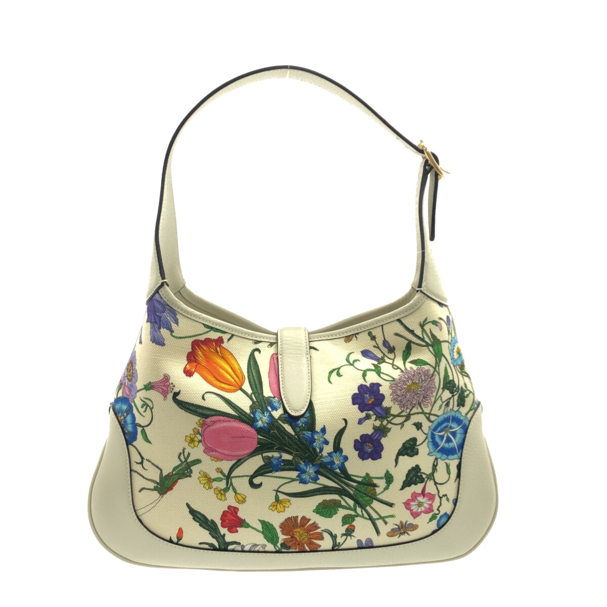 Gucci Lou Canvas Shoulder Bag