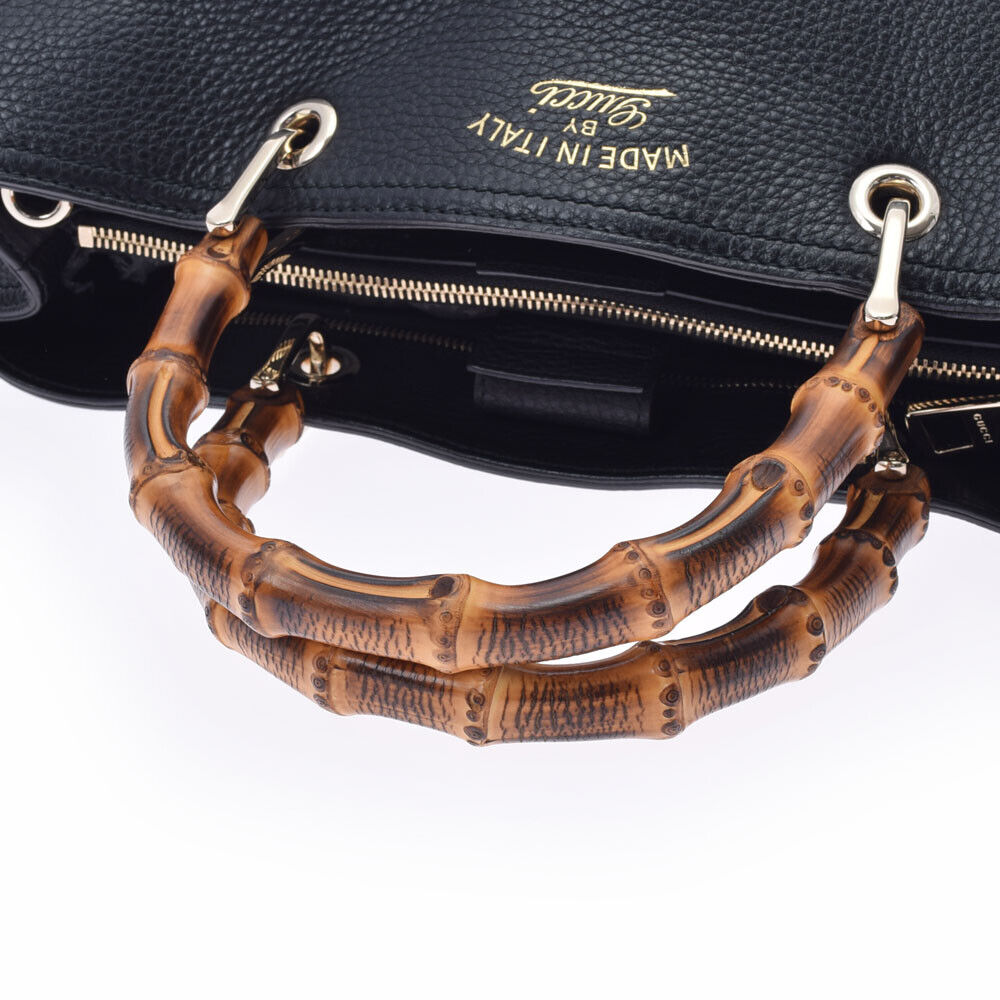Gucci Bamboo Leather Shoulder Bag Style 16