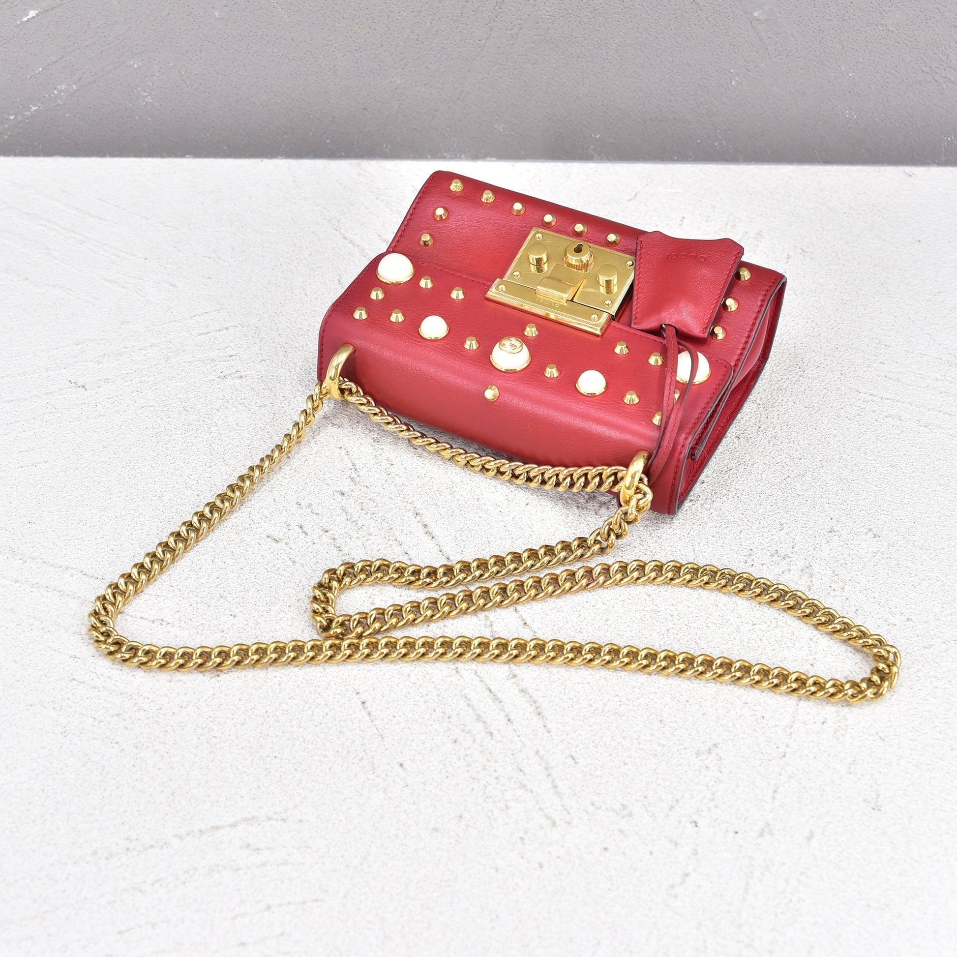 Gucci Lou Leather Shoulder Bag