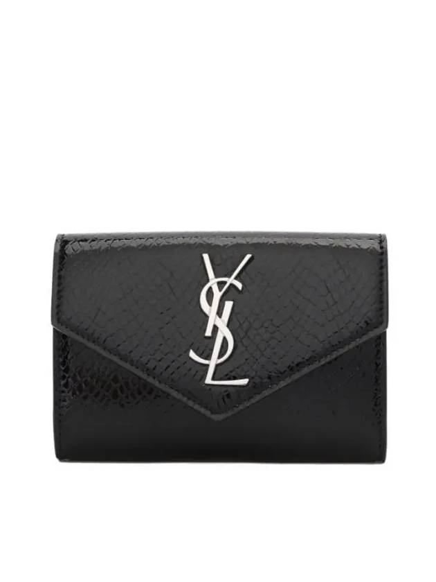 Luxury Saint Laurent Trending 2026 Cassandre Envelope Half Wallet Black