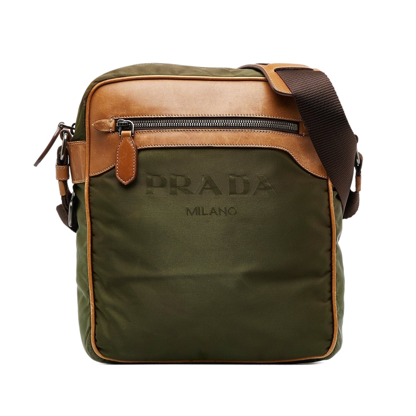 Prada Canapa Logo Tessuto Crossbody Bag