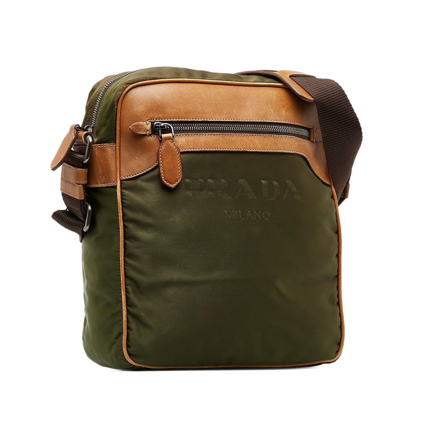Prada Canapa Logo Tessuto Crossbody Bag