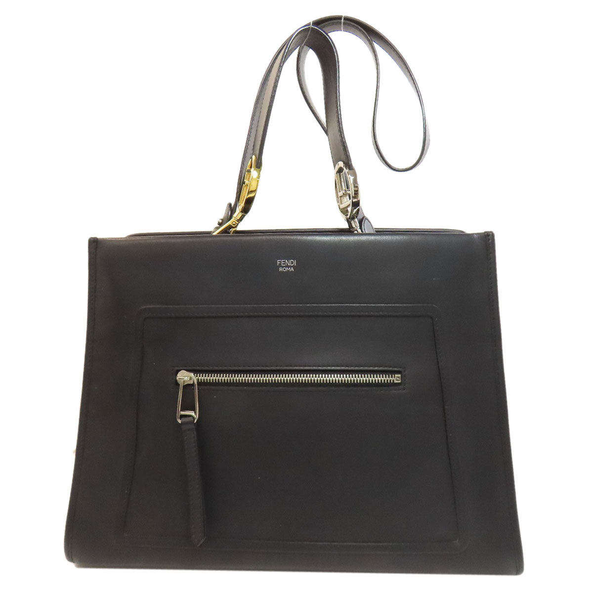 FENDI Handbag 8BH343 Calfskin black Runaway 2WAY