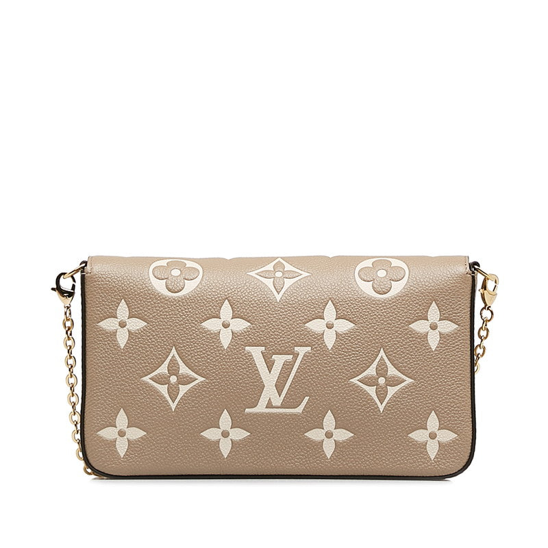 Louis Vuitton Monogram Empreinte Pochette Felice Chain Pouch Clutch