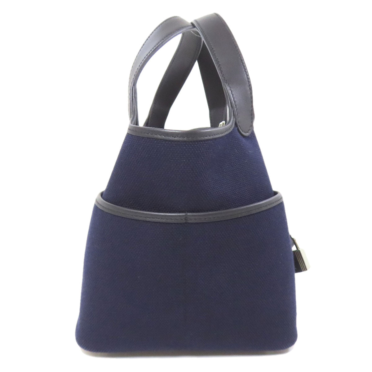 HERMES Handbag Towar Navy Picotan Rock Cargo PM Women