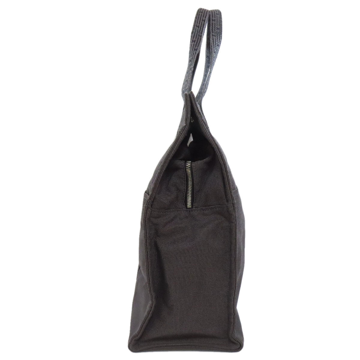 HERMES Tote Bag canvas gray Her LineGM