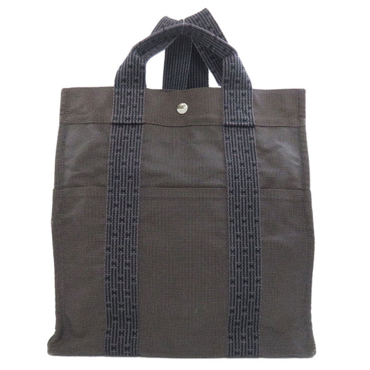 HERMES Backpack canvas gray Her Line ad MM