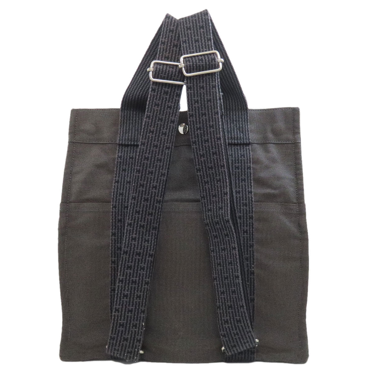 HERMES Backpack canvas gray Her Line ad MM