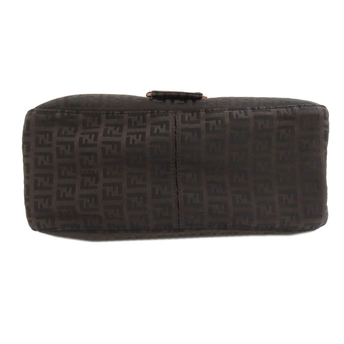 FENDI Handbag canvas Brown Zucca Pattern
