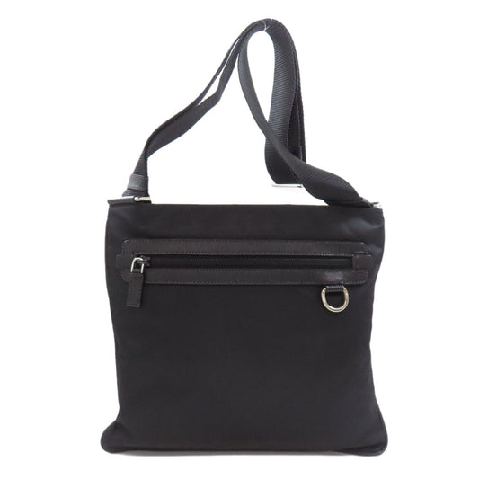 PRADA Shoulder Bag Nylon black logoMetal Women