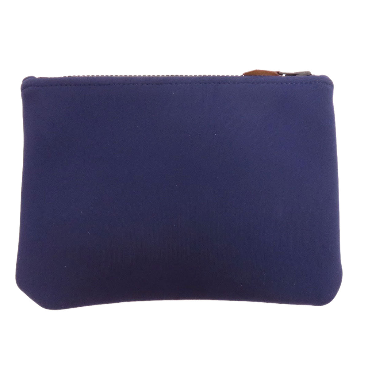 HERMES Accessory pouch Nylon, Polyurethane Navy Neovan MM Women