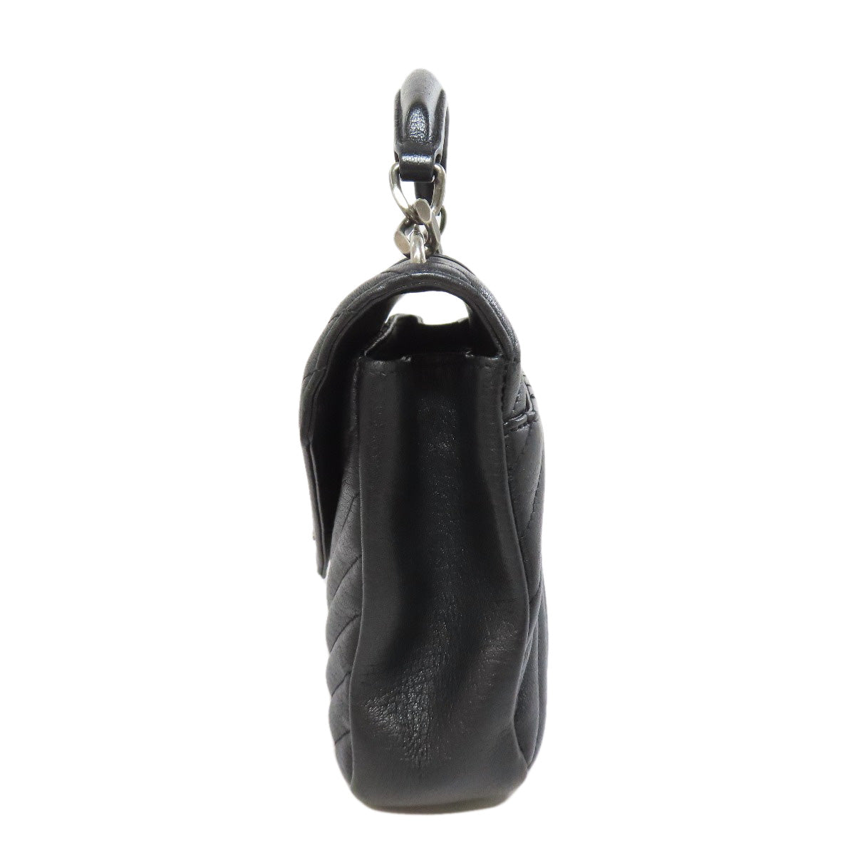 YVES SAINT LAURENT Shoulder Bag leather black Cassandra Women