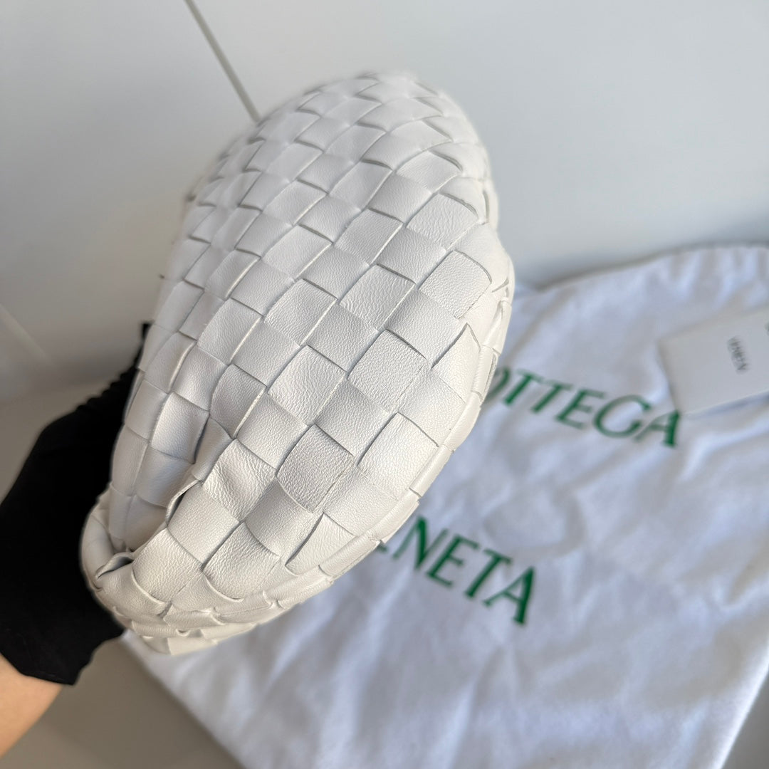 Bottega Veneta Jodie Mini White Leather Gold Hardware