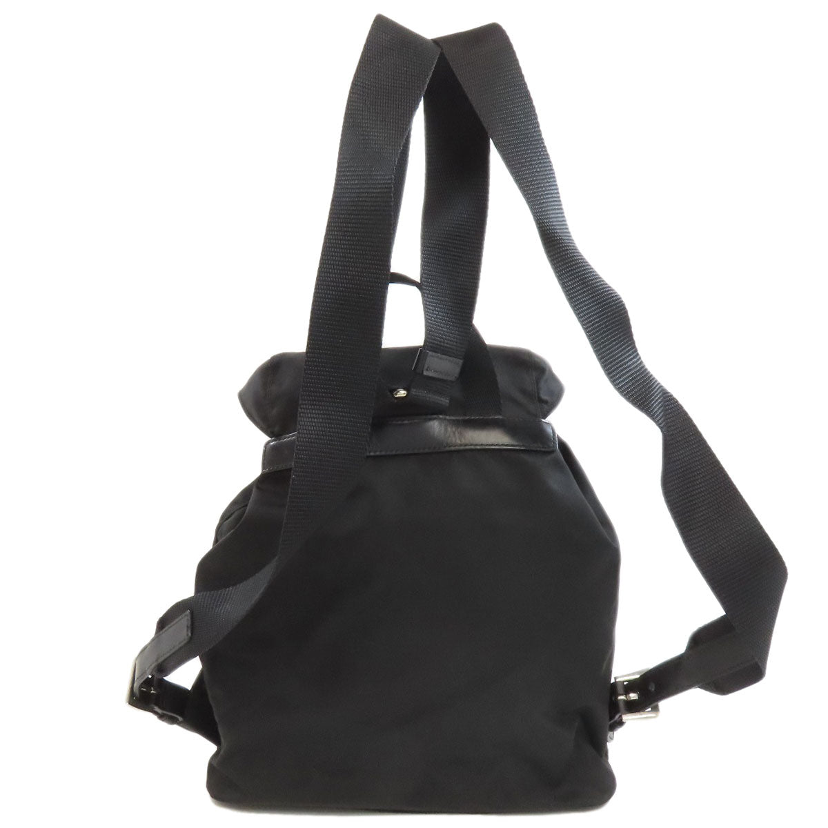 PRADA Backpack Nylon black logoMetal