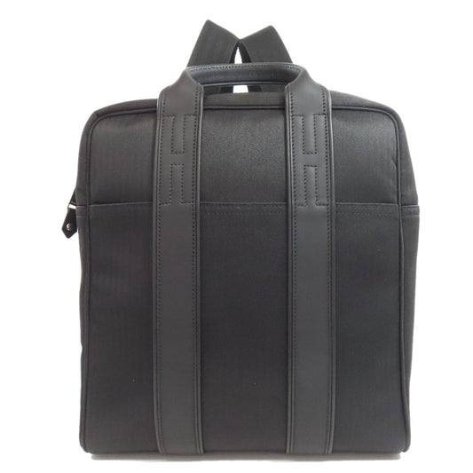 HERMES Backpack Towal chevron black Acapulco Sac A Dos