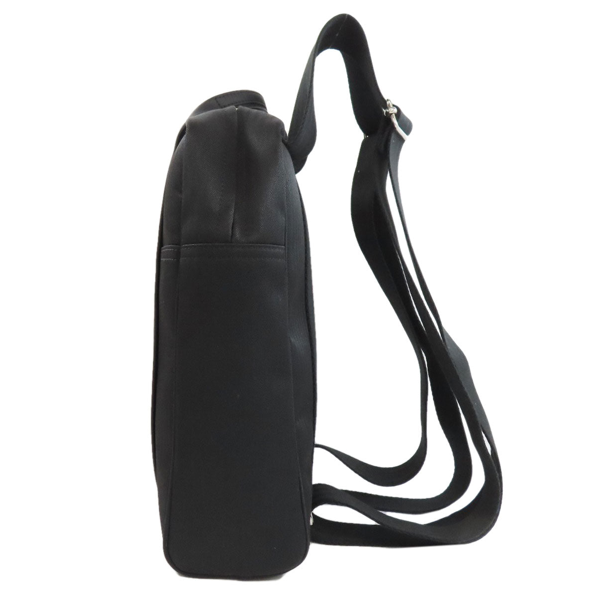 HERMES Backpack Towal chevron black Acapulco Sac A Dos