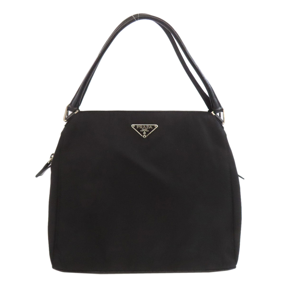 PRADA Handbag Nylon black logoMetal