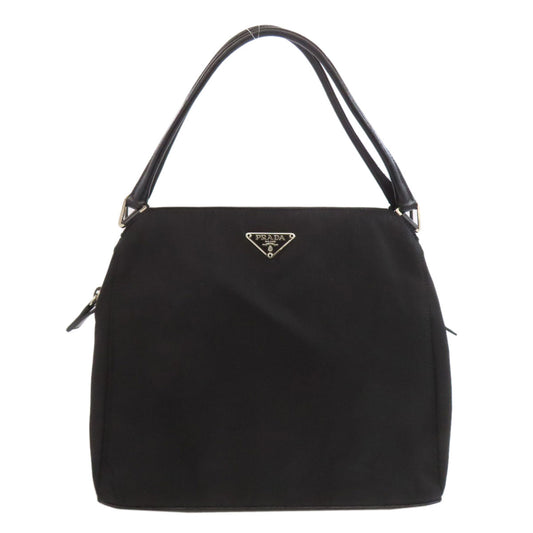 PRADA Handbag Nylon black logoMetal